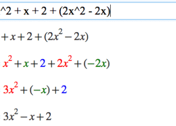 google algebra calculator