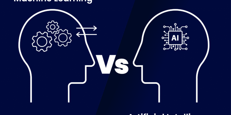 differences between AI and machine learning