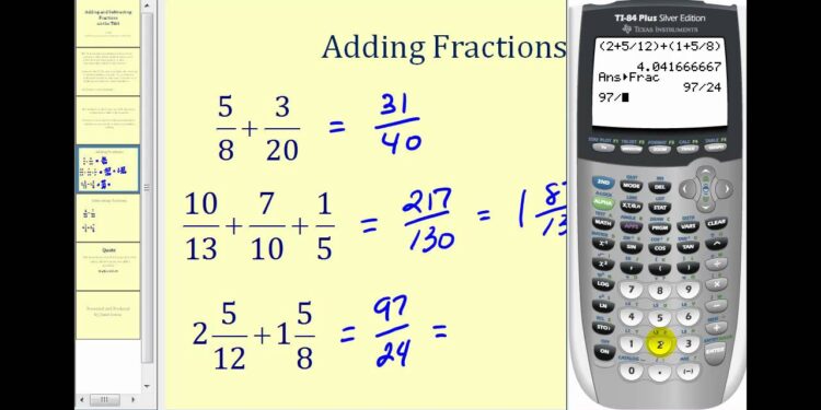 fraction algebra calculator