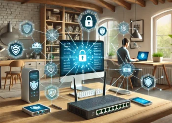 how to set up a secure home office network